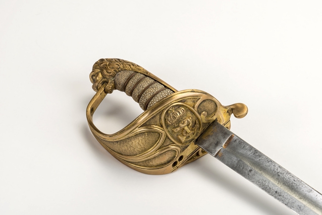 Royal Navy sword without scabbard