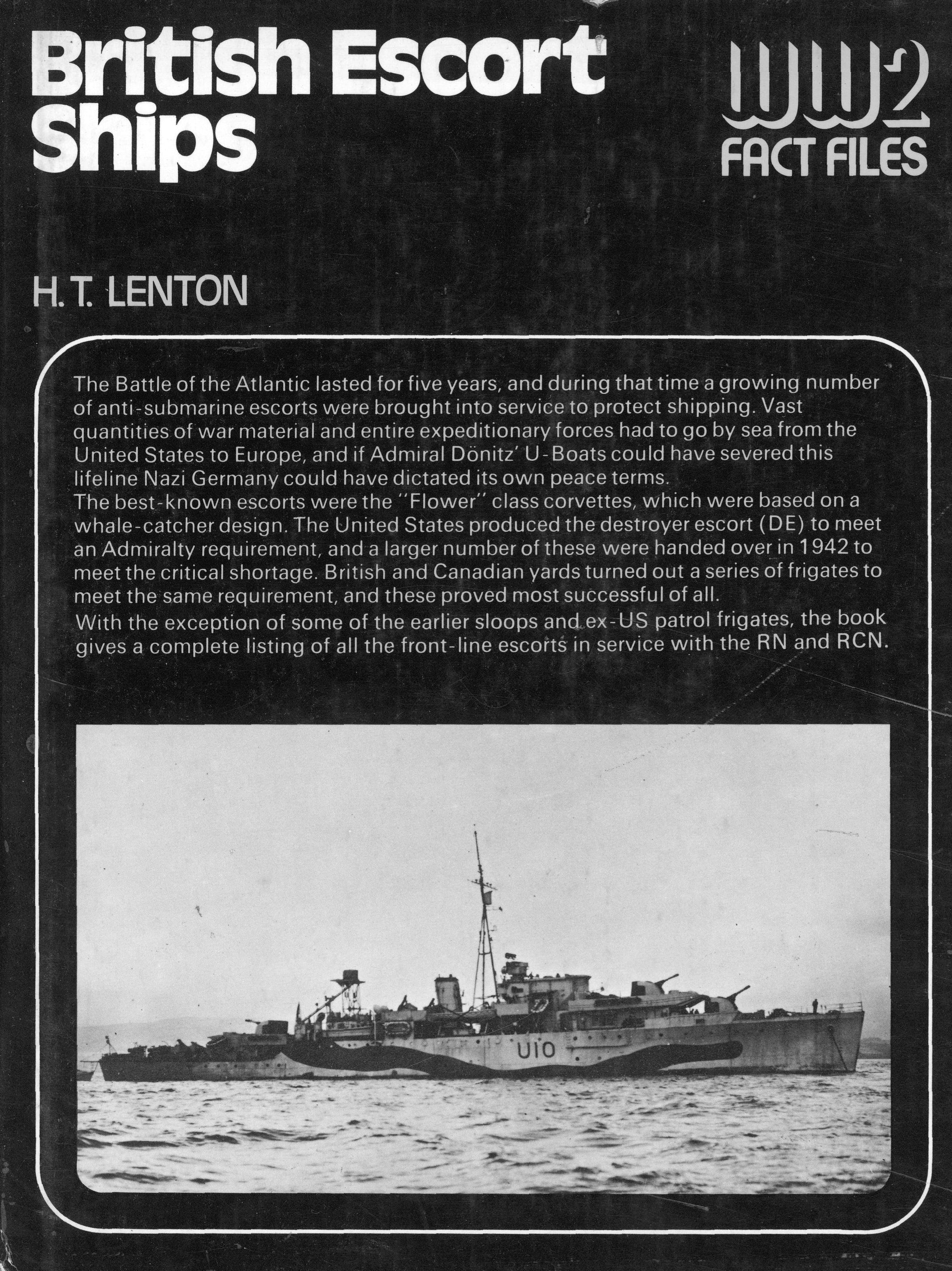 BRITISH ESCORT SHIPS