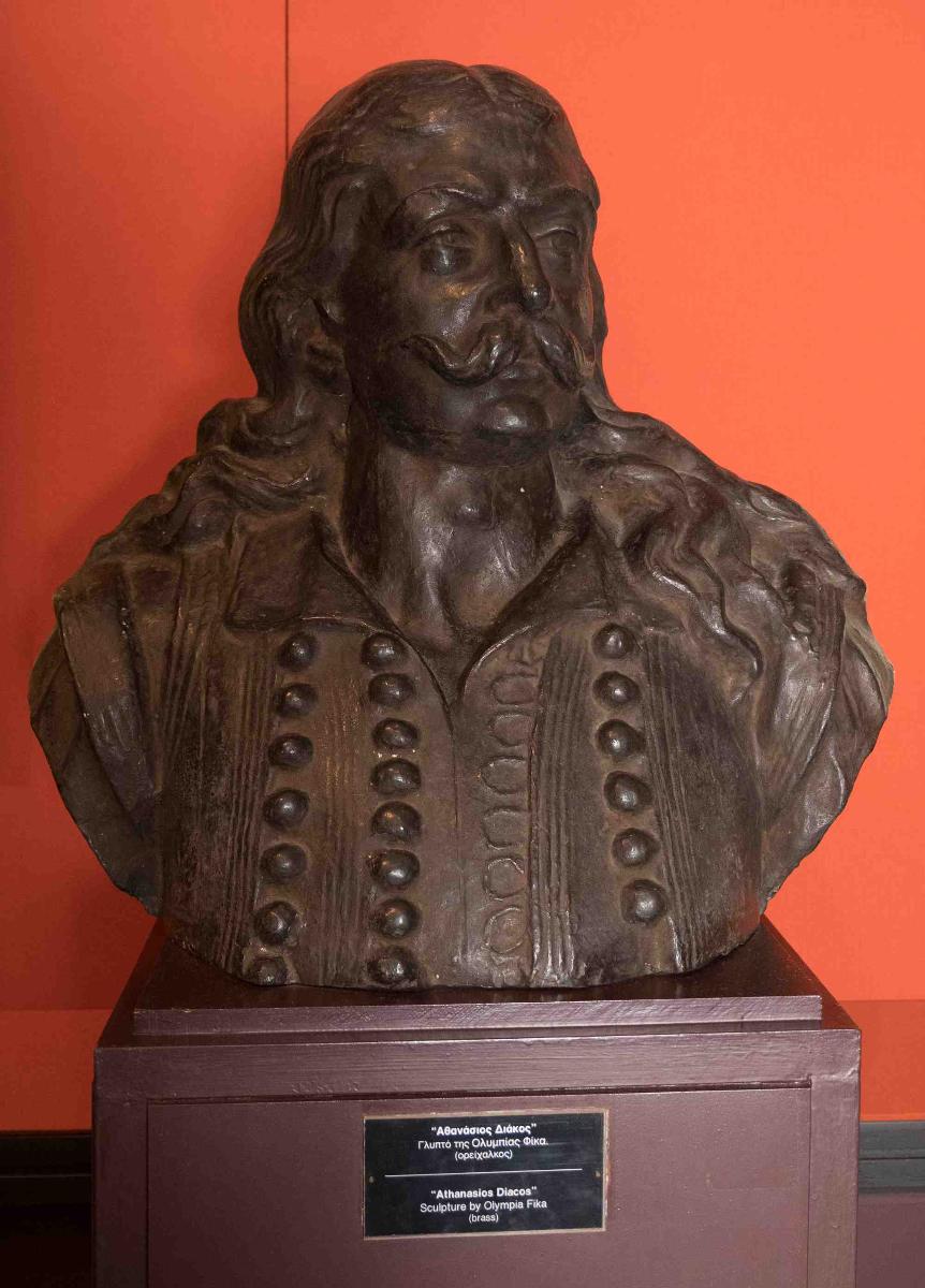 Bust of Athanasios Diakos.