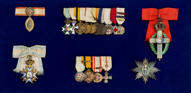 Medals of Eleni N. Trikoupis.