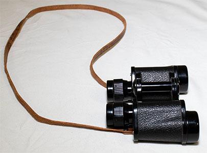 Binoculars carried by Lieutenant G. Papandreou